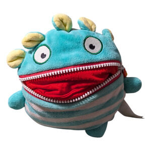 Worry Eater - Plush Toy with Zipper Mouth- About 8 Inches